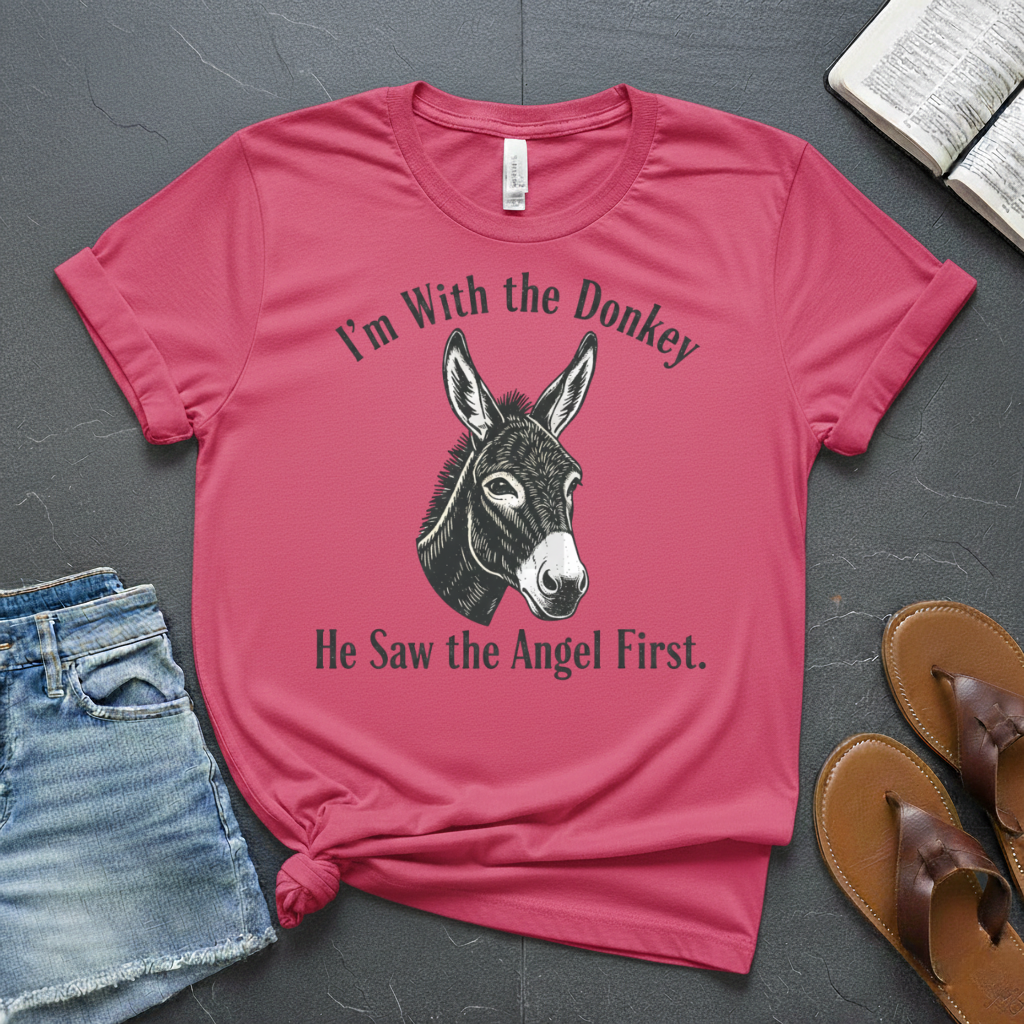 I'm With The Donkey T-Shirt