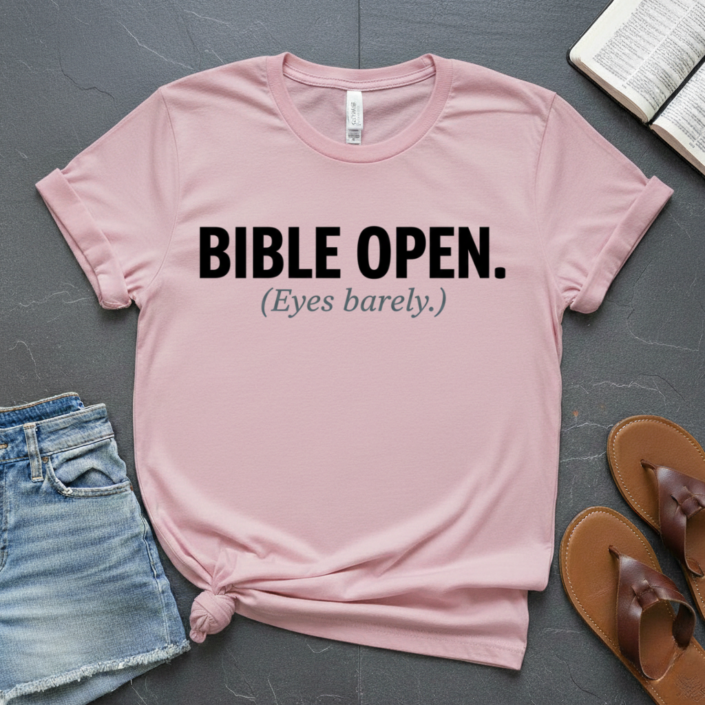 Bible Open Eyes Closed T-Shirt