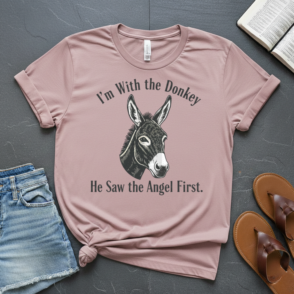 I'm With The Donkey T-Shirt
