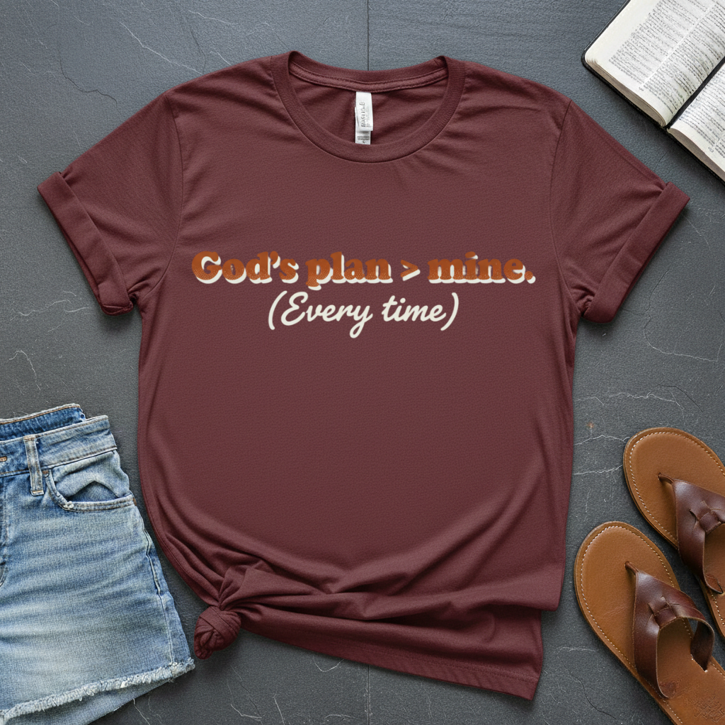 God's Plan is Greater T-Shirt