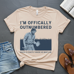 Officially Outnumbered T-Shirt