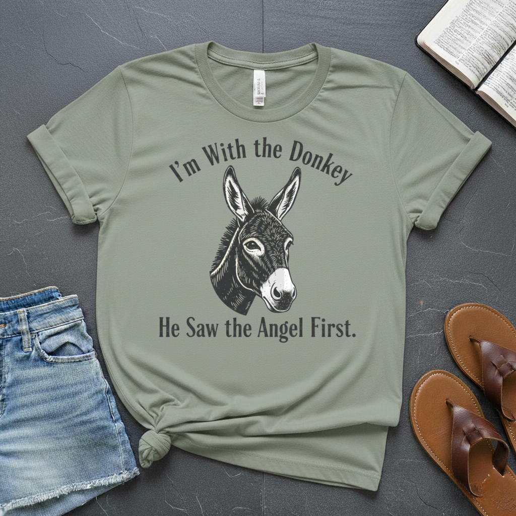 I'm With The Donkey T-Shirt