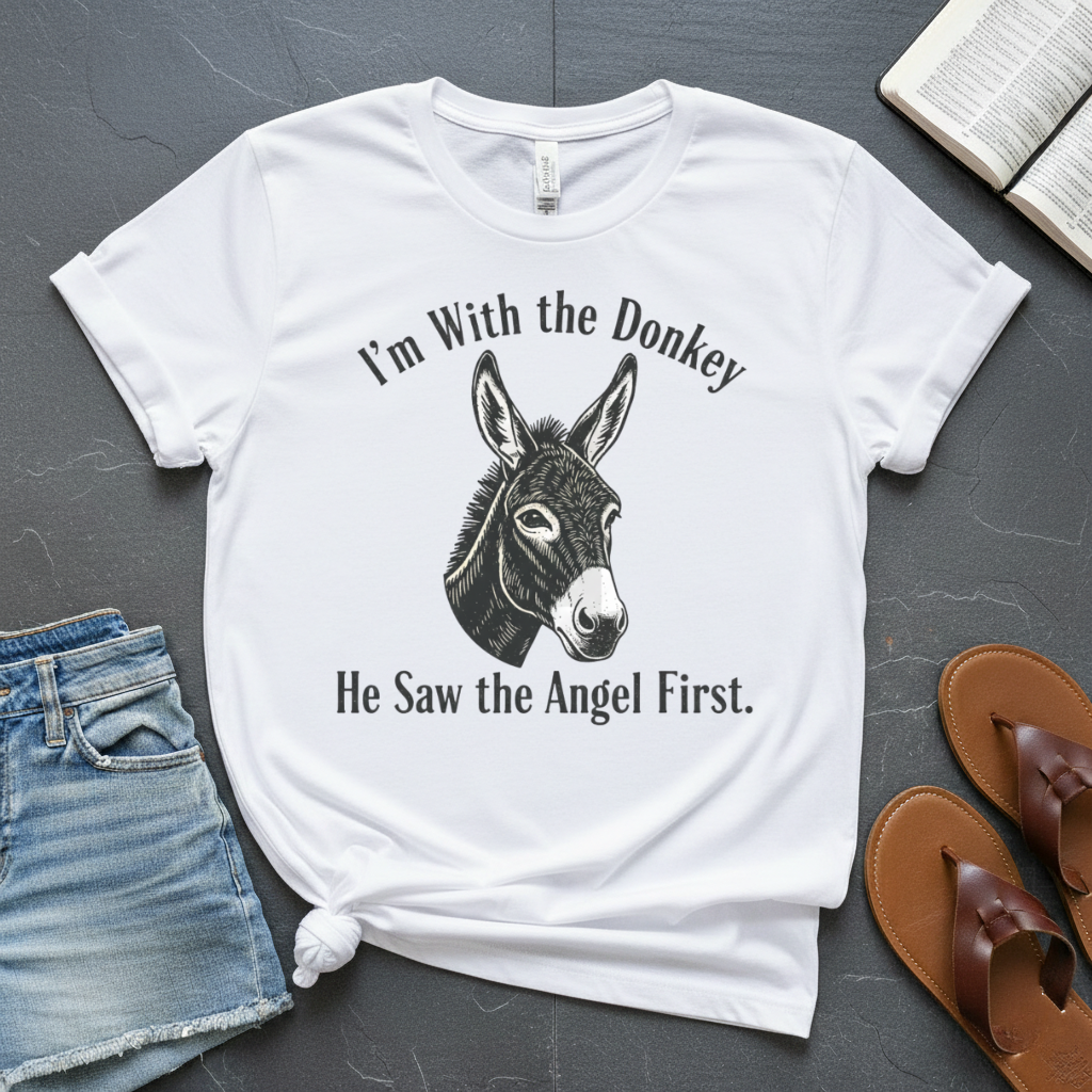 I'm With The Donkey T-Shirt